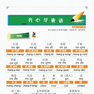 开心学柬语 —— 方向