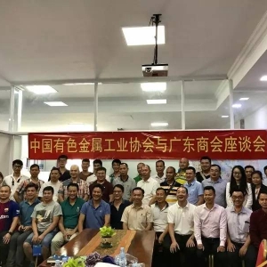 金属工业协会再生金属分会与柬广东商会举行座谈会