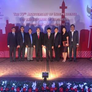 印尼使馆举办国庆72周年招待会
