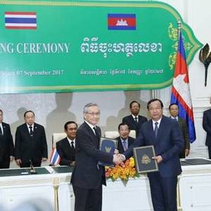 泰国总理巴育率团正式访问柬埔寨 成果丰硕：签协定增贸易开关口 ...