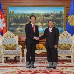 柬埔寨国会主席：柬埔寨国会一向支持推动越柬合作关系向前发展 ... ...