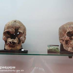 吴哥博物馆展出‧三千年人类头颅