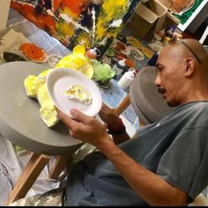 爱善暹粒  新加坡艺术家来柬再办画展