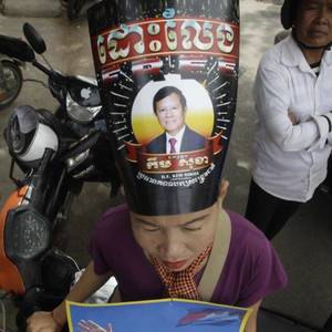 柬埔寨解散反对党 欧美可能制裁