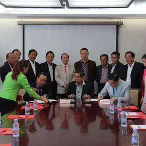 柬华总会牵线搭桥 柬中橡胶业达成合作