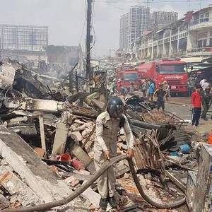 金边暹粒两地发生火灾事故