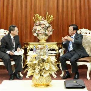 ADB驻东南亚代表处·访水源与气象部长