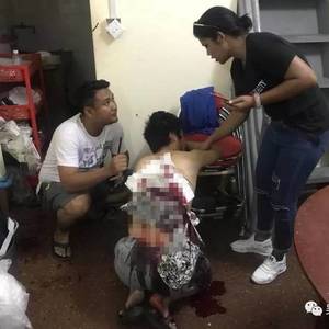 一中国厨师被同胞砍成重伤