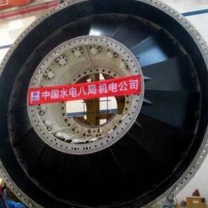 桑河二级水电站机组导水机构吊装