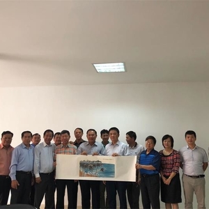 海南大学代表团拜访柬海南会馆 双方探讨合作事宜