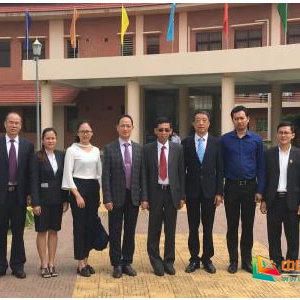 浙江海洋大学张元龙副校长一行访问柬埔寨高校